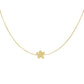 Damen Halskette 'Blume' gold
