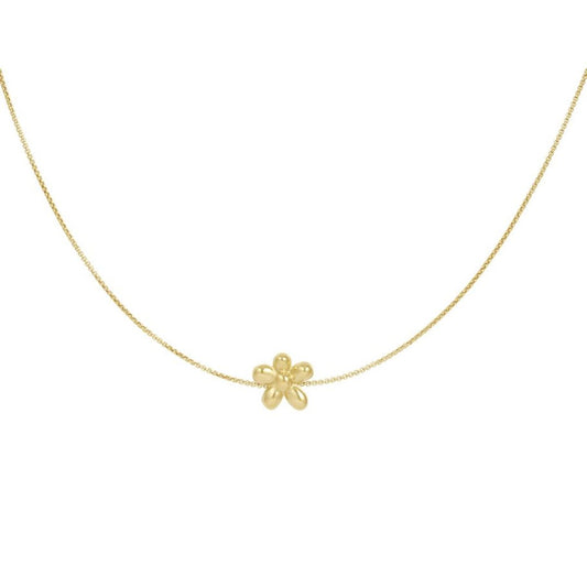 Damen Halskette 'Blume' gold