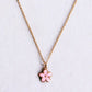 Damen Halskette 'Rosa Blume' gold