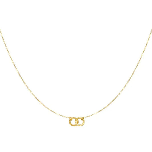 Damen Halskette 'Connection' gold Sterling