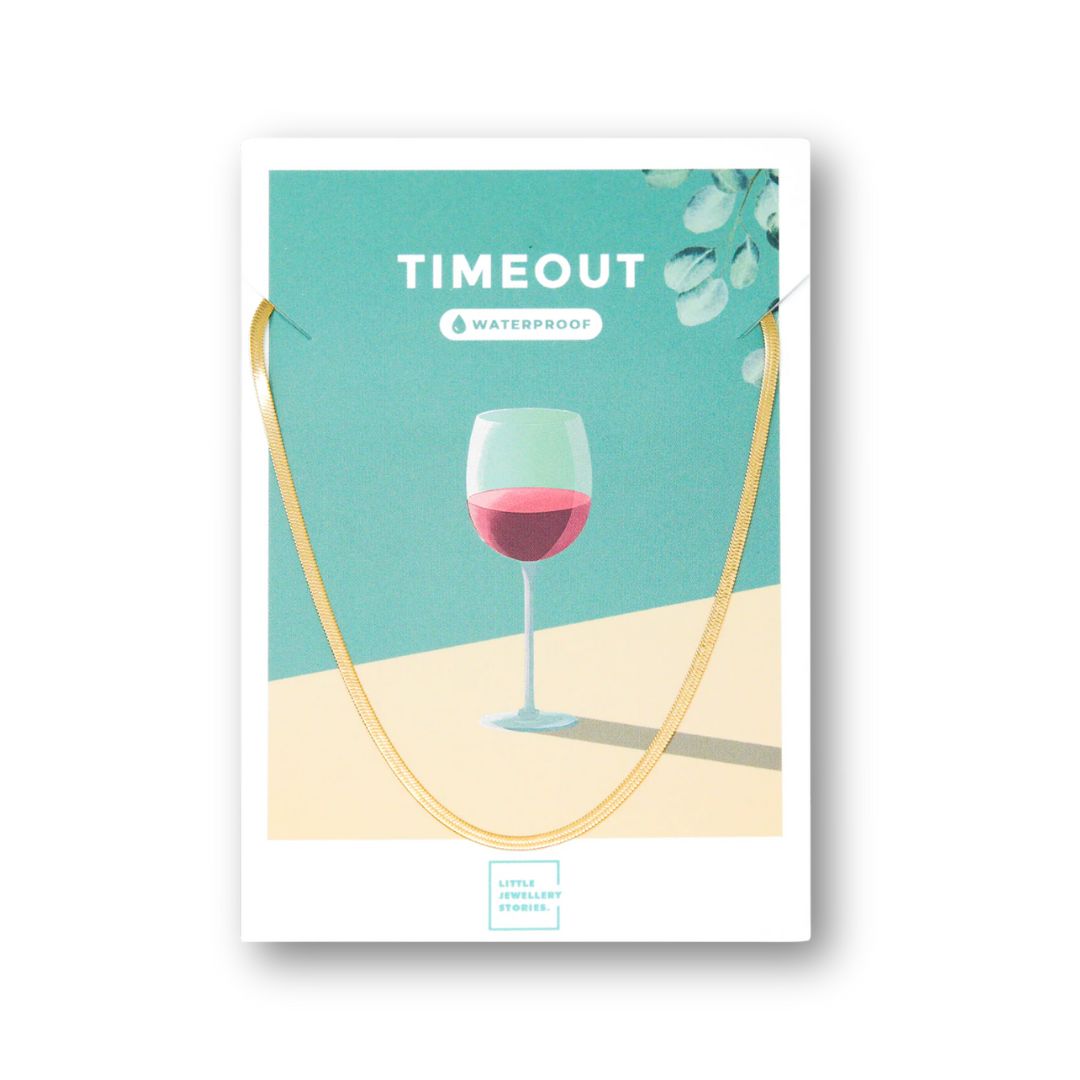 Damen Halskette 'Timeout' Gold