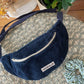 Damen Hipbag Banane 'Gavrilos' blau