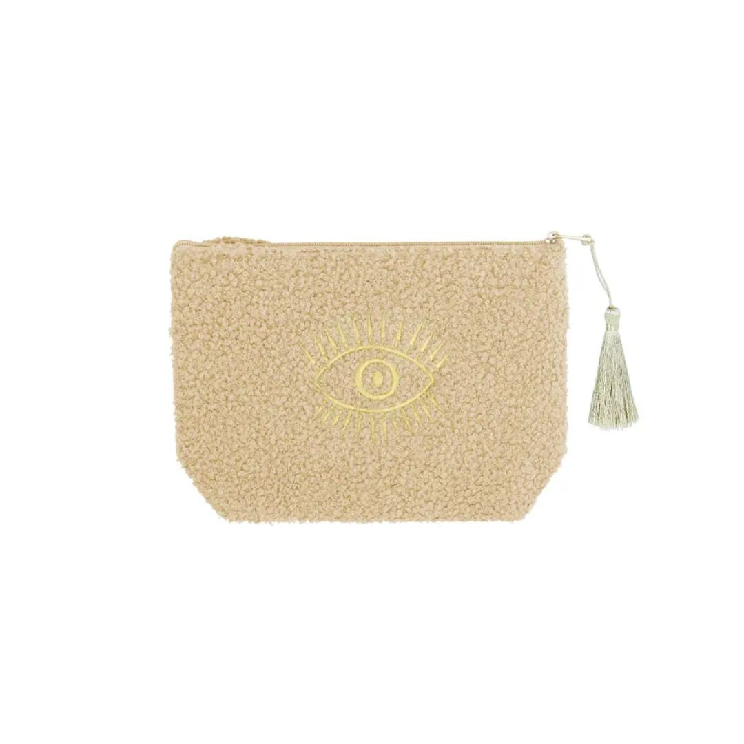 Kosmetiktasche Teddy 'Look' beige