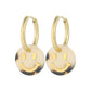 Damen Ohrringe 'Smiley Face Creolen' gold