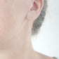 Damen Ohrstecker Oval goldfarben