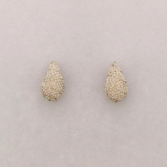 Damen Ohrringe 'Glänzende Tropfen mittel'