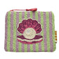 Perlen-Etui 'Muschelperle' grün/lila/aubergine