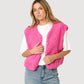 Damen Sherpa Weste pink