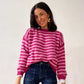 Damen Pullover 'Pia' fuchsia rosa
