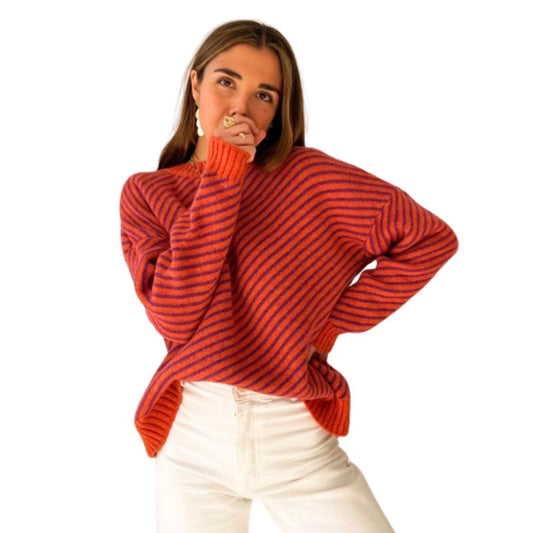 Damen Pullover 'Laura' orange