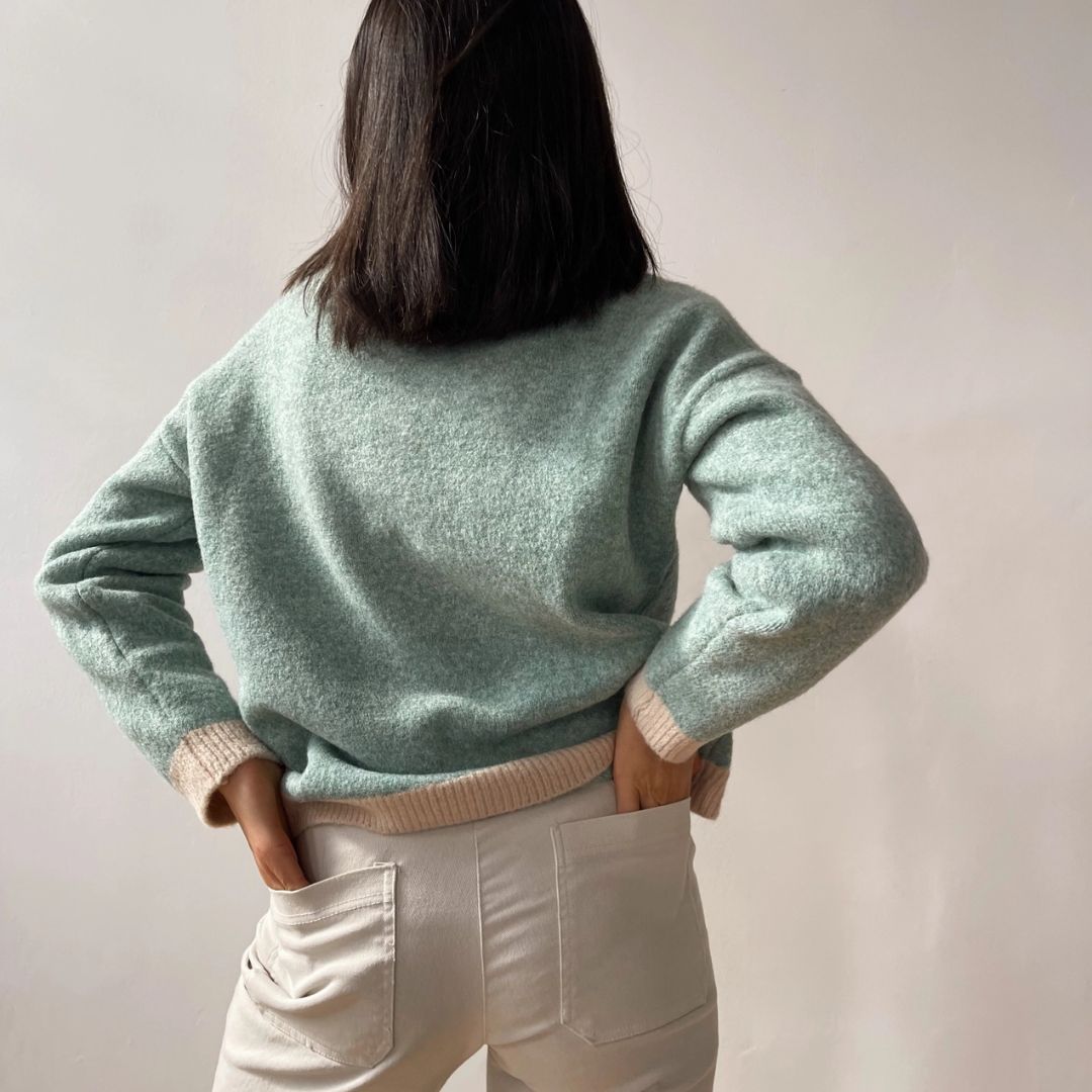 Damen Pullover 'Sienna' wassergrün