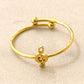 Damen Fingerring 'Clave de Sol' gold Musiknote