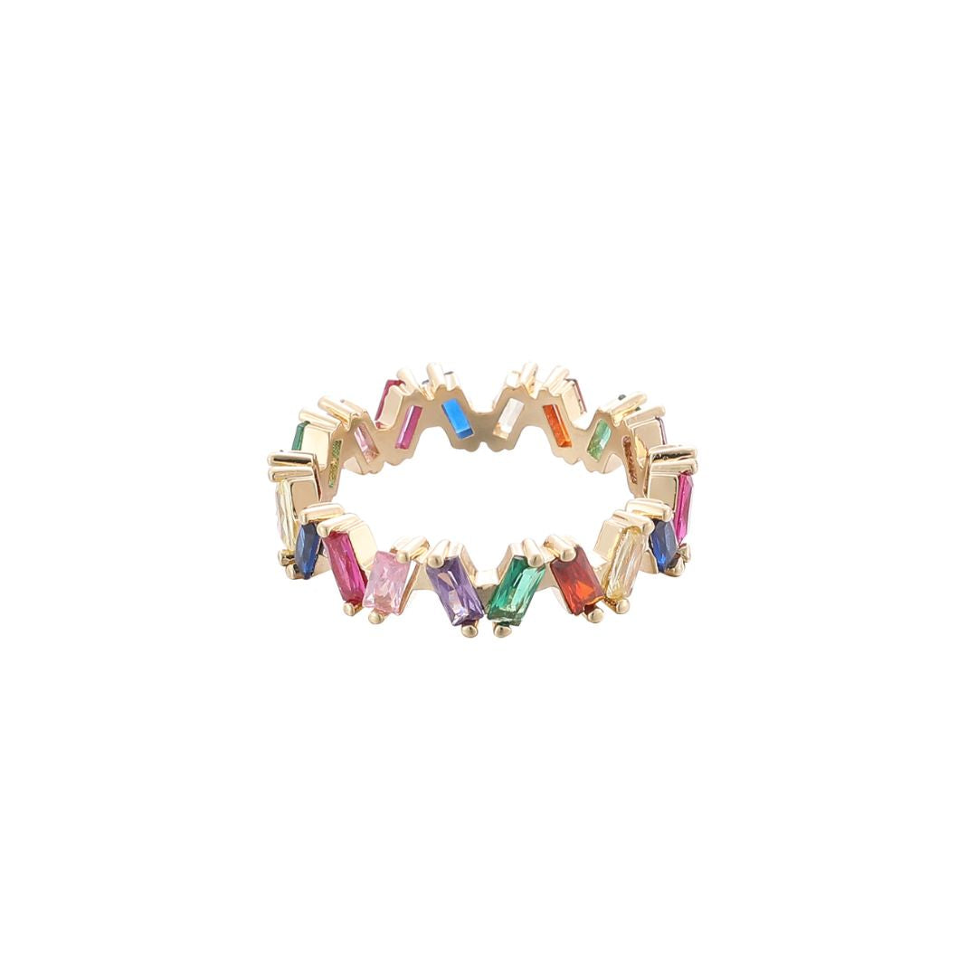 Damen Ring gold 'Zirkon'