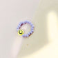 STUDIO LIV /  Damen Ring 'POLLY' mit Smiley flieder