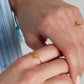 Damen Ring 'Flower Structure' gold