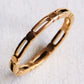 Damen Ring 'Minimalistic Cubes' gold