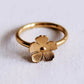 Damen Ring 'Kleine Blume' gold