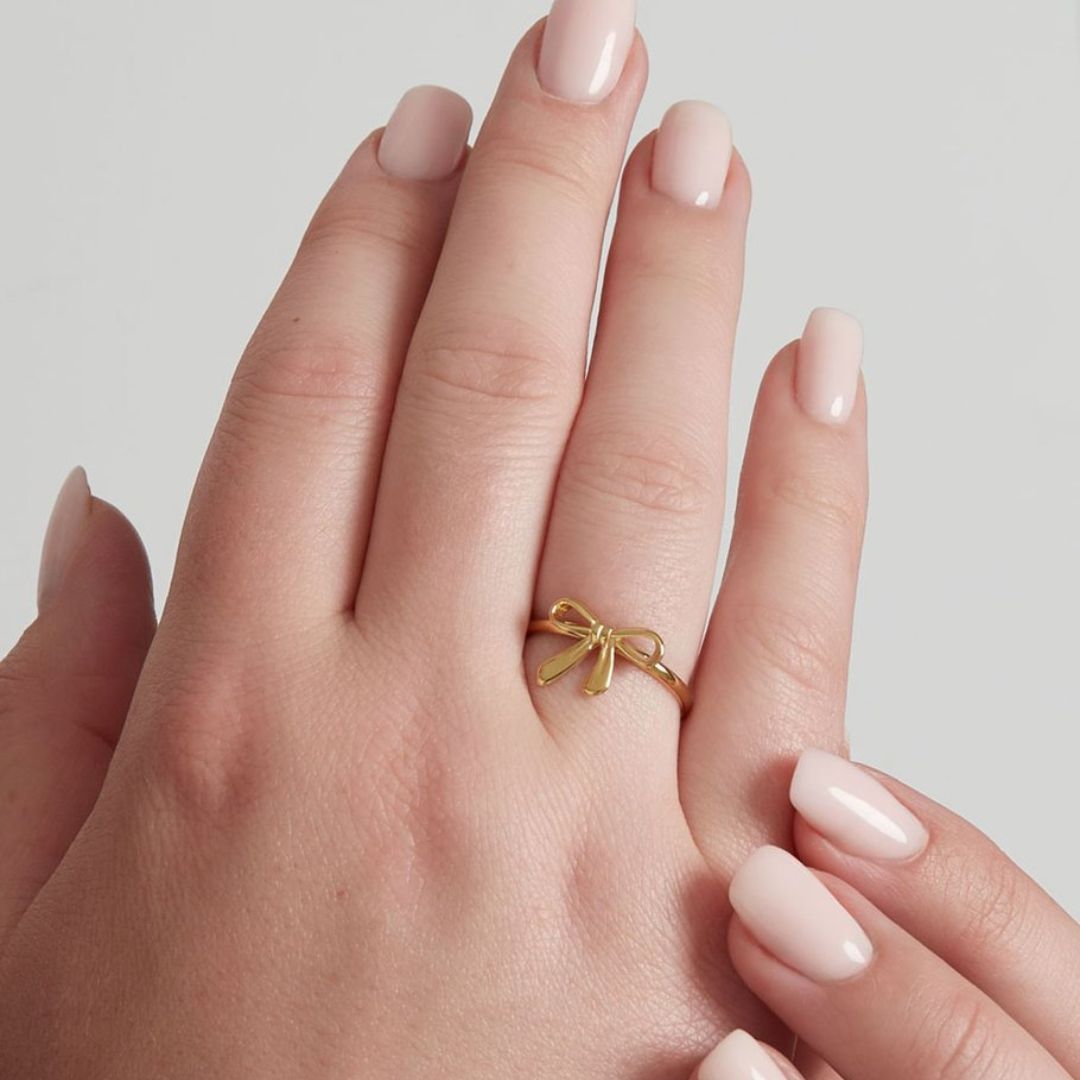 Damen Ring 'Schleife' gold