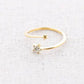 Damen Ring 'Crystal Star' gold