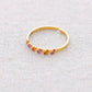Damen Ring 'Perlitas' gold/purple-red
