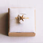 Damen Ring 'Minimalistischer Seestern' gold