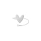 Ring mit Herzdesign 'Love' silber
