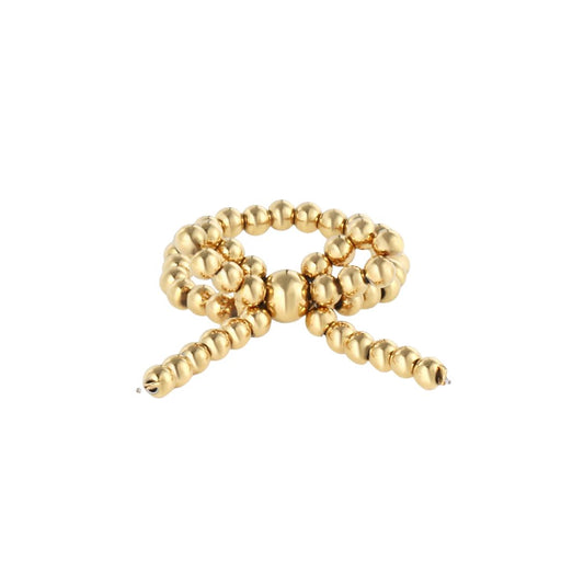 Damen Ring gold in Form einer Schleife 17#