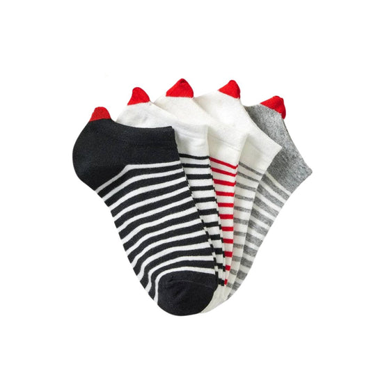 Socken gestreift mit Herz random