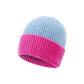 Damen Strickmütze 'Colorblock' blau/pink