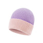 Damen Strickmütze 'Colorblock' lila/rosa