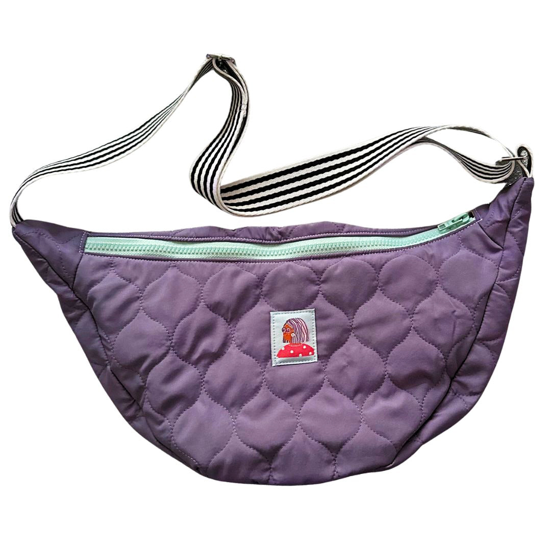 Damen Tasche Moonbag 'Puffy She' flieder