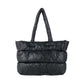 Damen Shopper unifarben schwarz