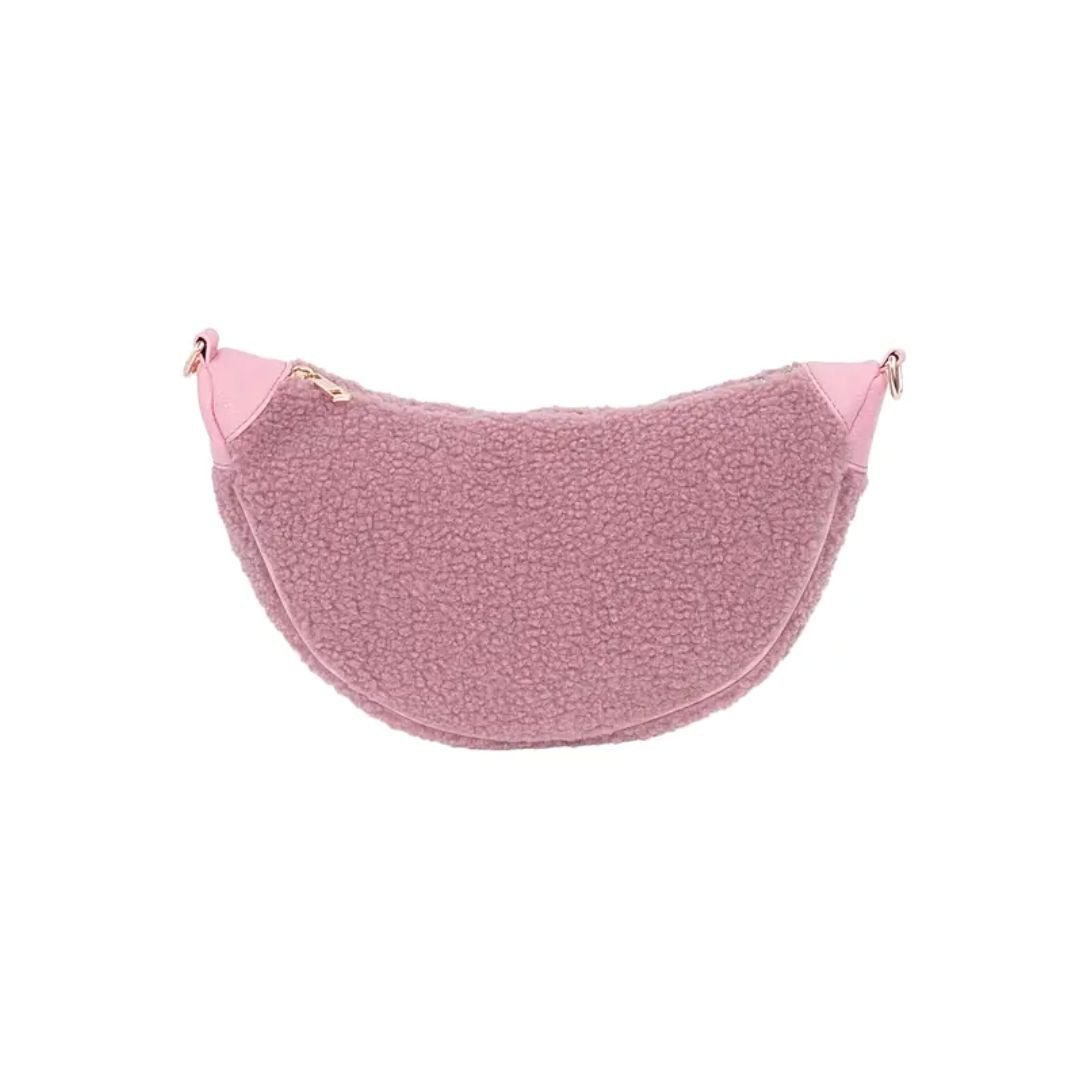 Damen Tasche 'Fluffy Teddy Bag pink'