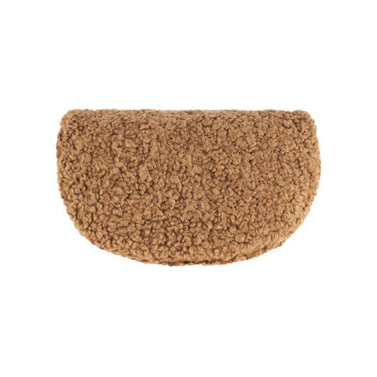 Damen Tasche Teddyfell Crossbody braun