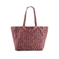 Damen Shopper Leo Print pink