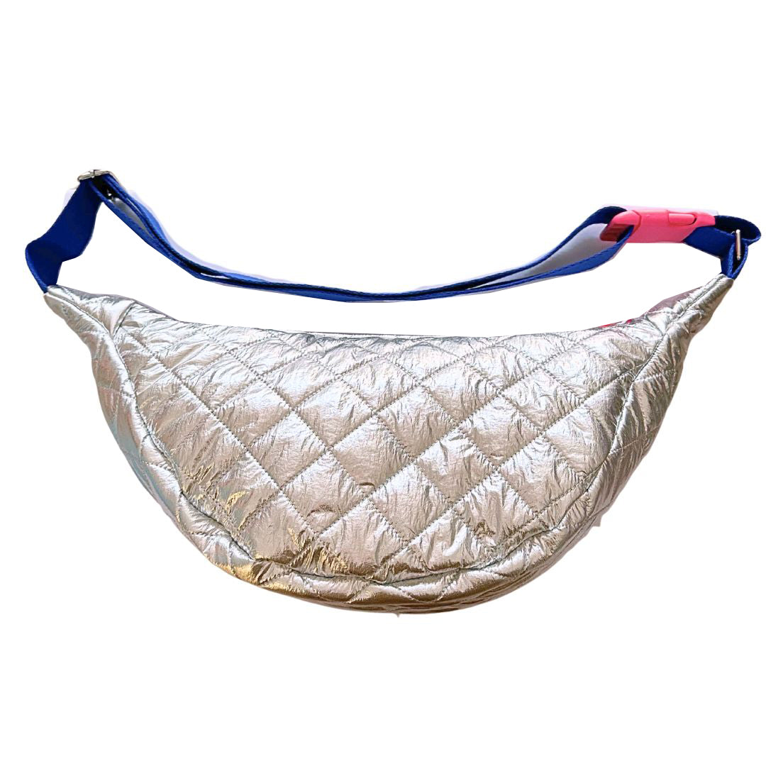 Look & Laune | Damen Moonbag silber