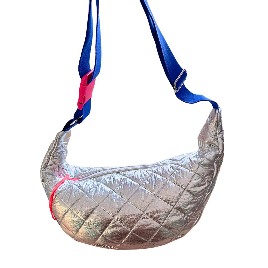 Look & Laune | Damen Moonbag silber