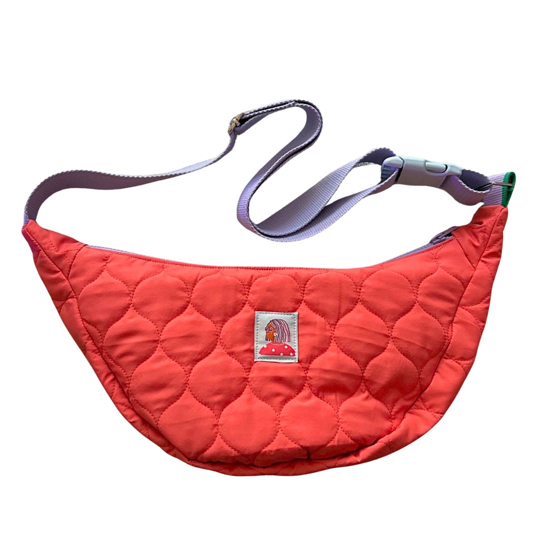 Damen Tasche Moonbag 'Puffy She' korall