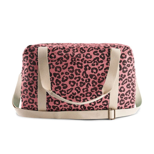 Damen Wochenendtasche 'Raphael' Graou Leo Print pink