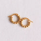 Damen Creolen gold 14 mm 'Balls'