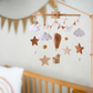 Handgemachtes Baby-Mobile Heißluftballon | Filz & Holz