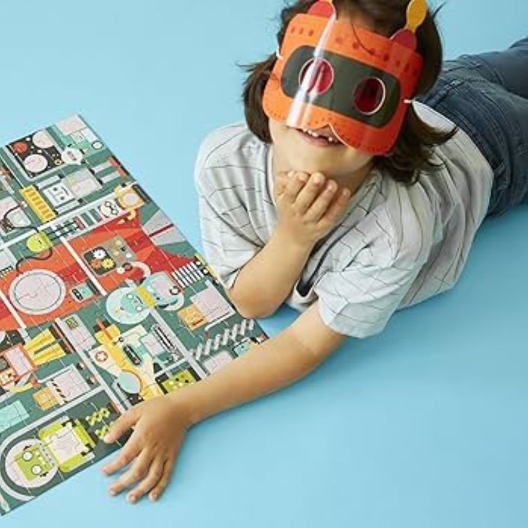 100-Teile Decoder Puzzle 'Robot Factory'