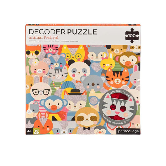 Animal Festival 100-Piece Decoder Puzzle