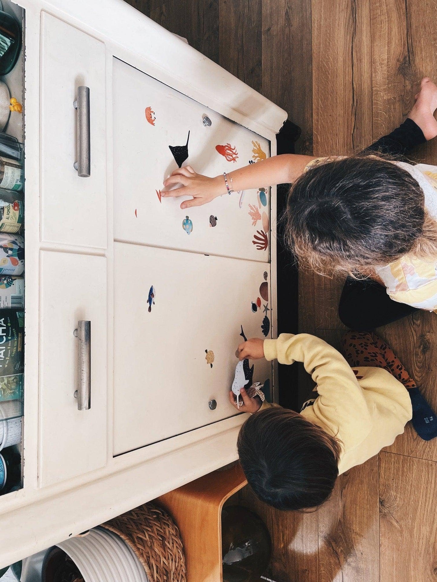 Magnetisches Spiel mit Meerestieren