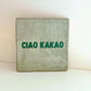 Designkachel | Fliese 'Ciao Kakao' hellgrün/dunkelgrün
