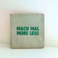 Designkachel | Fliese 'More Less' hellgrün/dunkelgrün