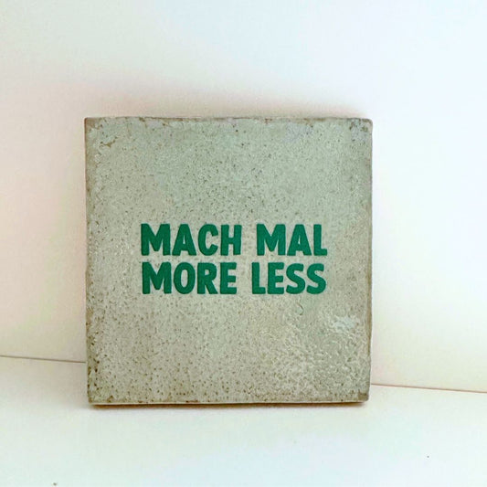 Designkachel | Fliese 'More Less' hellgrün/dunkelgrün