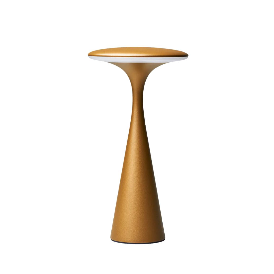 Designlampe 'Ufo Table Lamp - brushed gold'