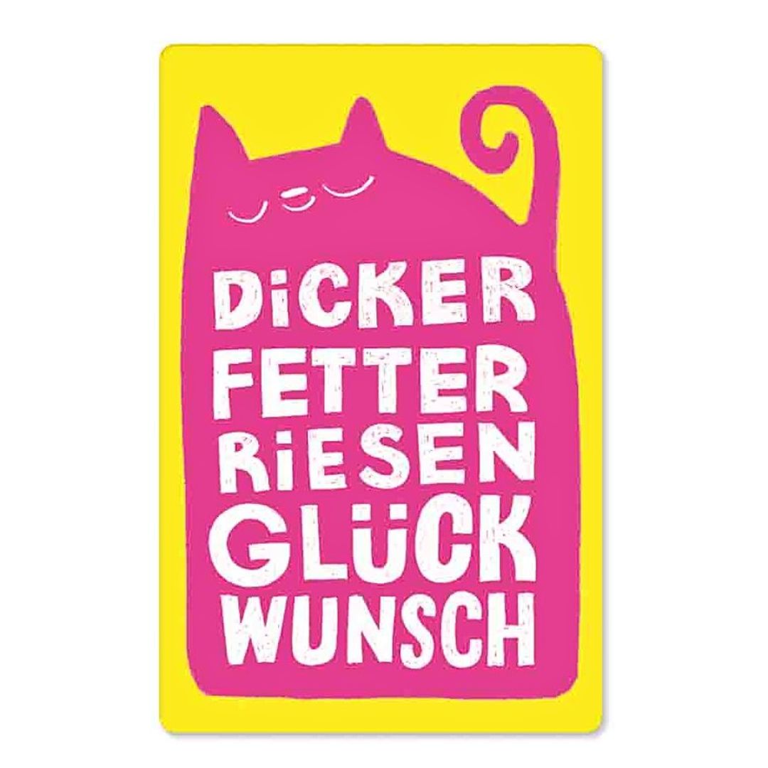 KIND MIND Karte | dicker fetter riesen glückwunsch