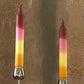 Einzelne Kerze 'DIP DYE HEY' sunset